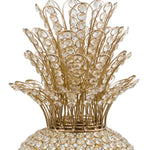 23" Glam Bling Faux Crystal and Gold Pineapple-AMAZON FACTORY