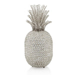 23" Glam Bling Faux Crystal and Silver Pineapple - AMAZON FACTORY