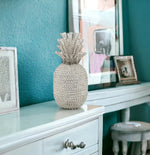 23" Glam Bling Faux Crystal and Silver Pineapple - AMAZON FACTORY