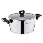 Korkmaz Nora 8 Piece Stainless Steel Casserole Cookware Set-AMAZON FACTORY