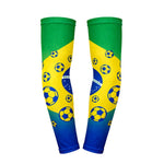 2Pai Breathable Ice Silk Arm Sleeves World Football Cup 2026 Team Flags for Stadium Cheer Outdoor Sports UV-Blocking Arm Sleeves-AMAZON FACTORY