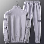 2Pcs Men Tracksuit Hoodie Tops Joggers Pants Tracksuit Set Male Running Jogging Sportswear Hooded Pants Mens Sweat Suit 2024-AMAZON FACTORY
