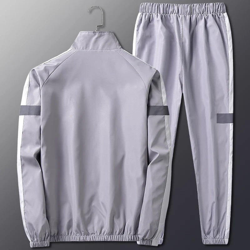 2Pcs Men Tracksuit Hoodie Tops Joggers Pants Tracksuit Set Male Running Jogging Sportswear Hooded Pants Mens Sweat Suit 2024-AMAZON FACTORY