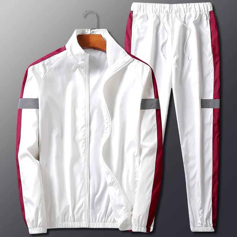2Pcs Men Tracksuit Hoodie Tops Joggers Pants Tracksuit Set Male Running Jogging Sportswear Hooded Pants Mens Sweat Suit 2024-AMAZON FACTORY