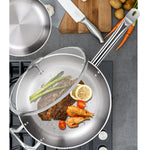 Stainless Steel Saucepan With Lid Induction Cookware With Triple Ply Base-AMAZON FACTORY