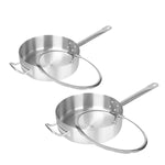 Stainless Steel Saucepan With Lid Induction Cookware With Triple Ply Base-AMAZON FACTORY