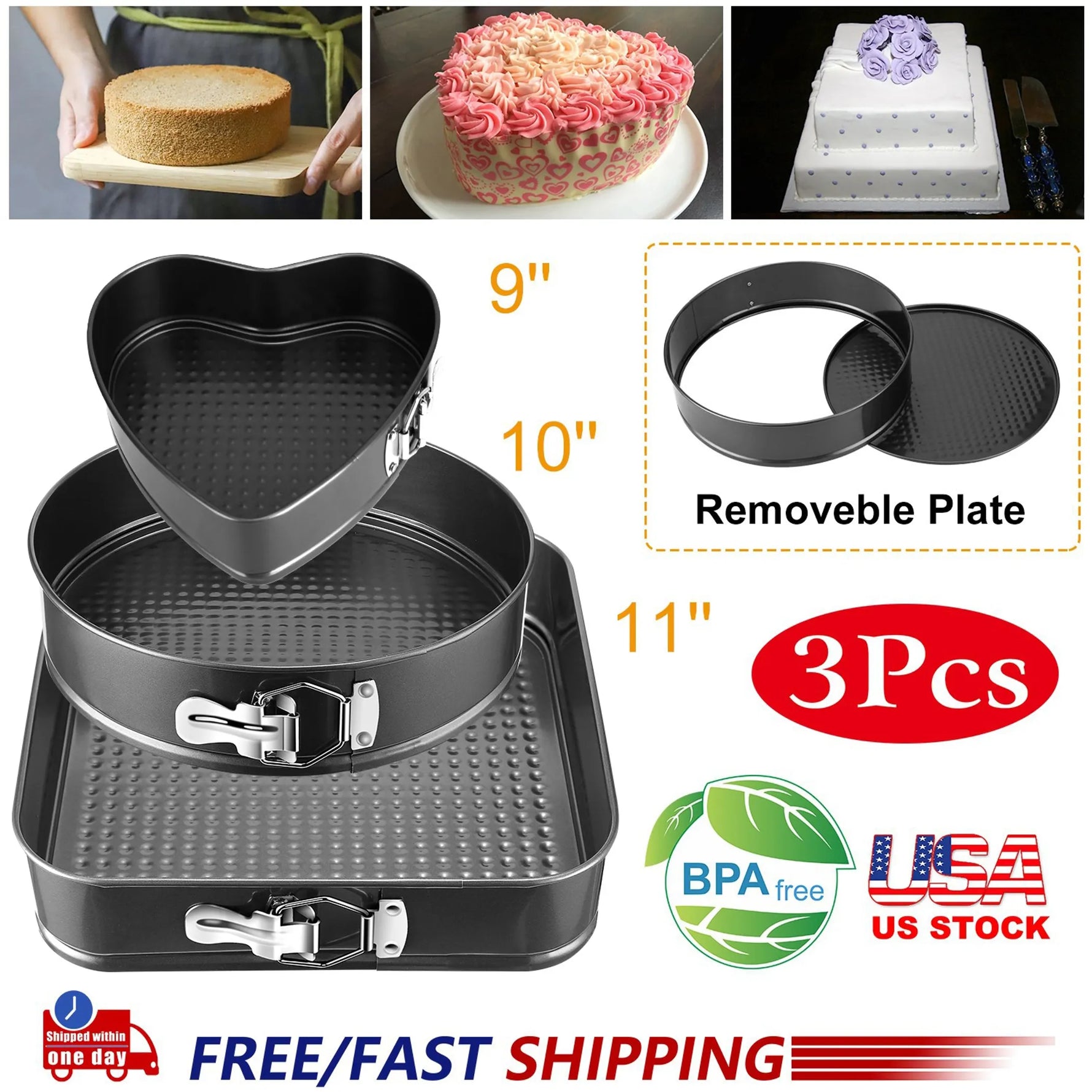 Non-stick Springform Cake Pan-AMAZON FACTORY