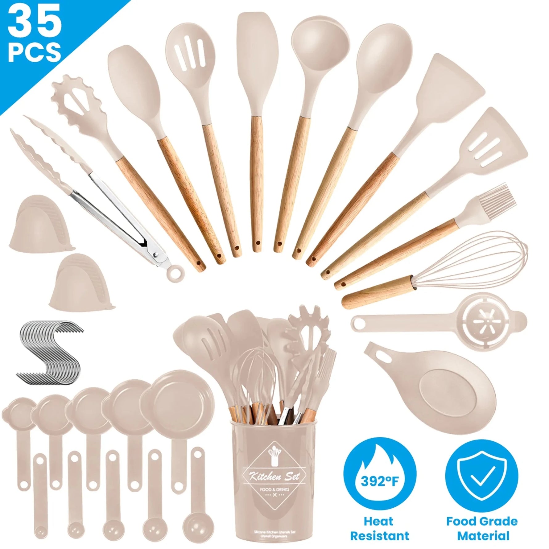 35Pcs Kitchen Cooking Utensils Set-AMAZON FACTORY