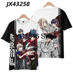 3D Togen Anki Kousakizaki Jin Anime T Shirt Summer Men T-Shirt Casual Women Crew Neck Short Sleeve Tees - AMAZON FACTORY