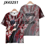 3D Togen Anki Kousakizaki Jin Anime T Shirt Summer Men T-Shirt Casual Women Crew Neck Short Sleeve Tees - AMAZON FACTORY