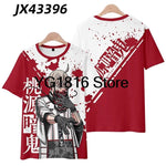 3D Togen Anki Kousakizaki Jin Anime T Shirt Summer Men T-Shirt Casual Women Crew Neck Short Sleeve Tees - AMAZON FACTORY