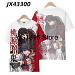 3D Togen Anki Kousakizaki Jin Anime T Shirt Summer Men T-Shirt Casual Women Crew Neck Short Sleeve Tees - AMAZON FACTORY