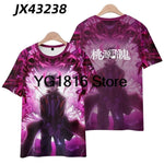 3D Togen Anki Kousakizaki Jin Anime T Shirt Summer Men T-Shirt Casual Women Crew Neck Short Sleeve Tees - AMAZON FACTORY