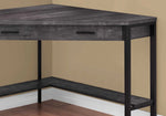 42" Black Corner Computer Desk-AMAZON FACTORY