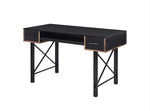 47" Black Computer Desk With Two Drawers-AMAZON FACTORY