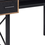 47" Black Computer Desk With Two Drawers-AMAZON FACTORY
