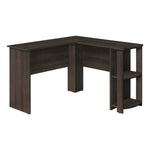 47" Brown Wood Corner Computer Desk-AMAZON FACTORY