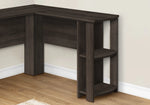 47" Brown Wood Corner Computer Desk-AMAZON FACTORY