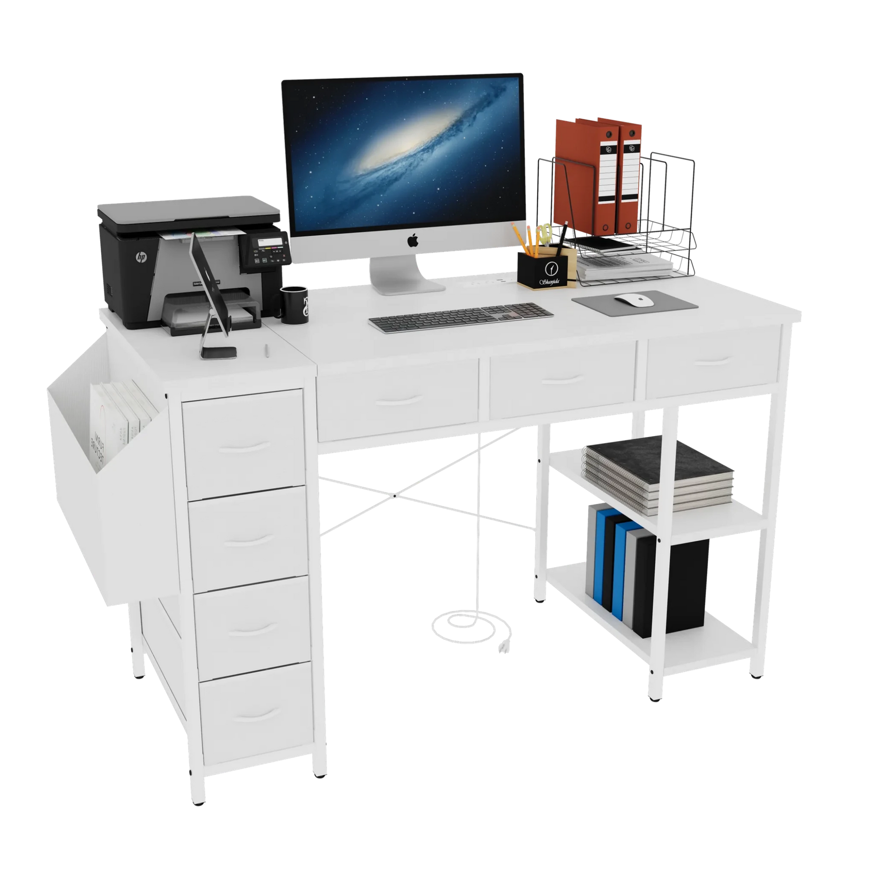 47' Computer Desk With Power Outlet-AMAZON FACTORY