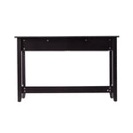 48" Black Console Table And Drawers - AMAZON FACTORY