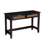 48" Black Console Table And Drawers - AMAZON FACTORY