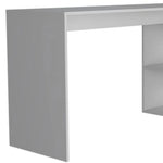 60" White L Shape Computer Desk-AMAZON FACTORY