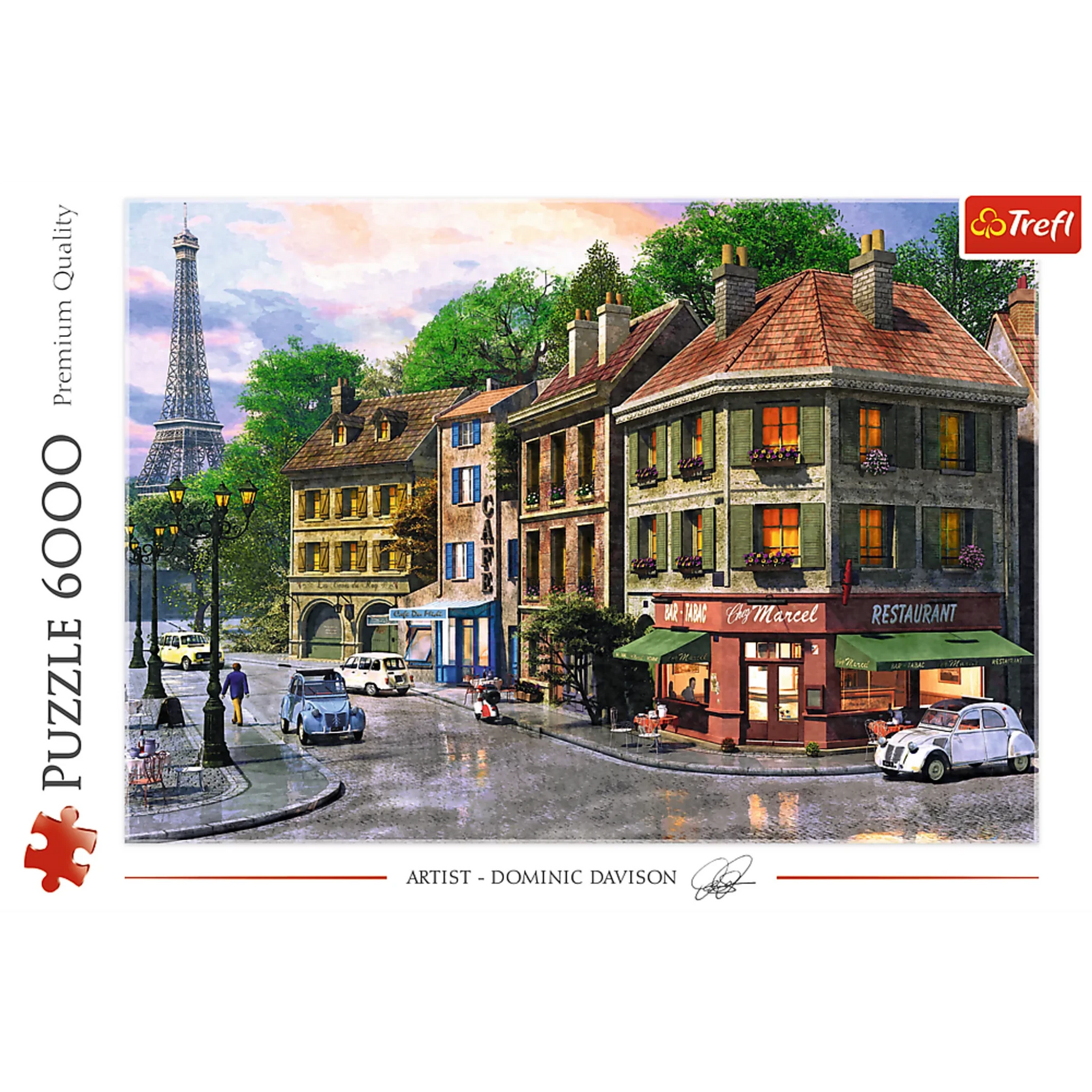 6000 piece Jigsaw Puzzles - Street of Paris, 1000 Piece Jigsaw Puzzle-AMAZON FACTORY