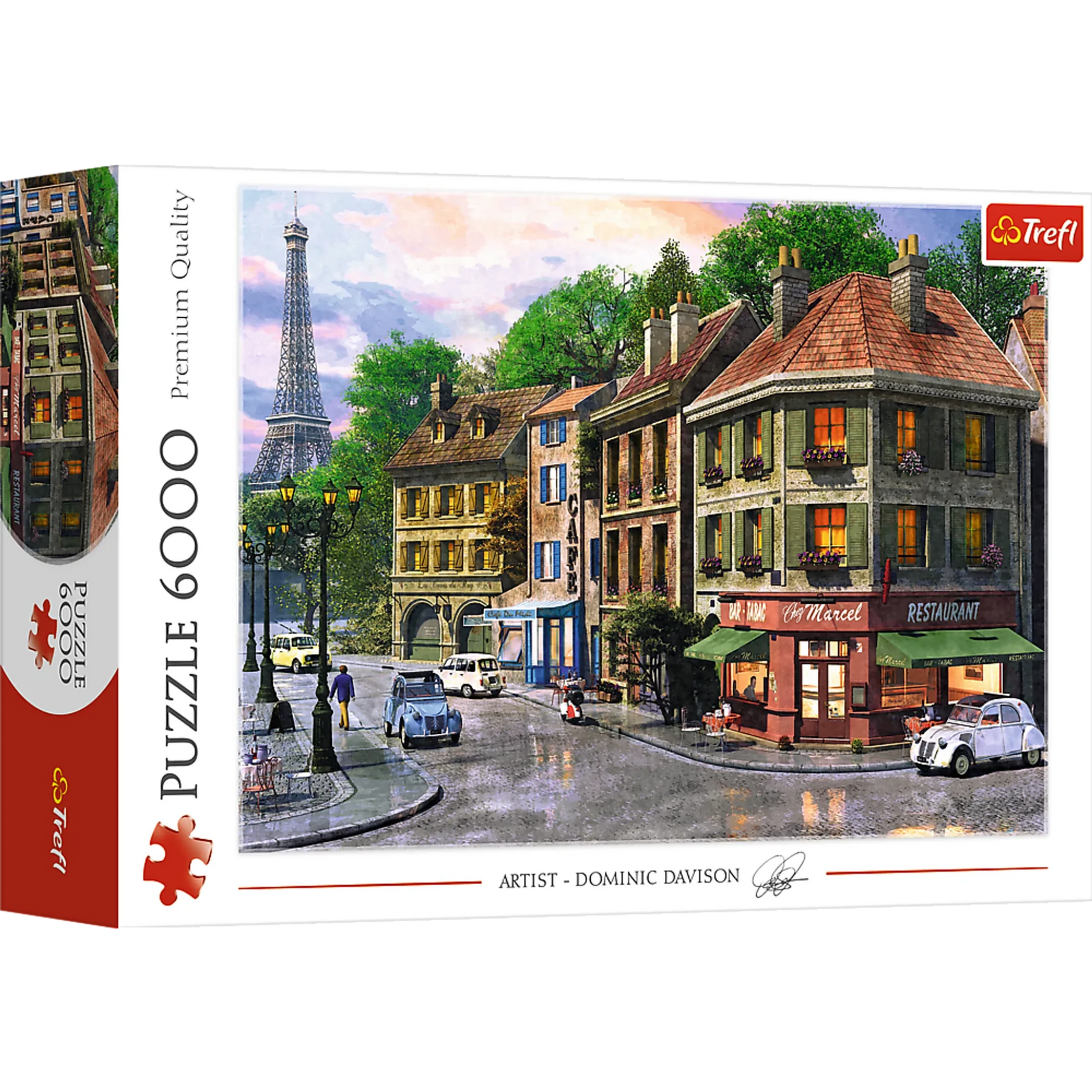 6000 piece Jigsaw Puzzles - Street of Paris, 1000 Piece Jigsaw Puzzle-AMAZON FACTORY