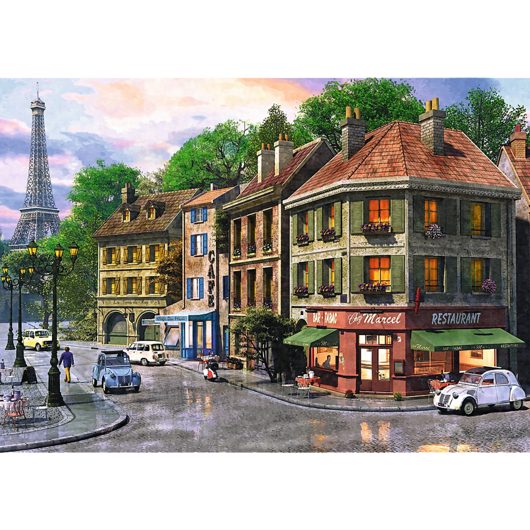 6000 piece Jigsaw Puzzles - Street of Paris, 1000 Piece Jigsaw Puzzle-AMAZON FACTORY