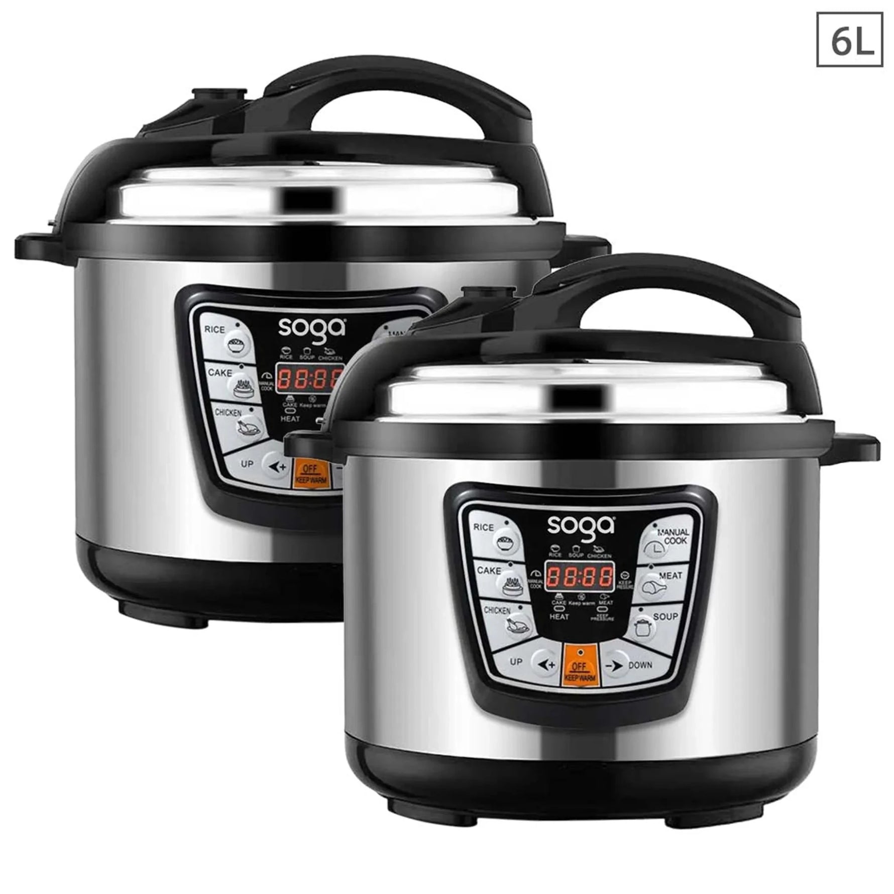 6L Commercial Grade Stainless Steel Pressure Cooker Nonstick-AMAZON FACTORY