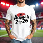 ALBANIA national team Soccer Graphic men's women's Tee cotton Unisex TShirt 2026 USA Mexico Football Lover Gift Soccer Cup shirt-AMAZON FACTORY