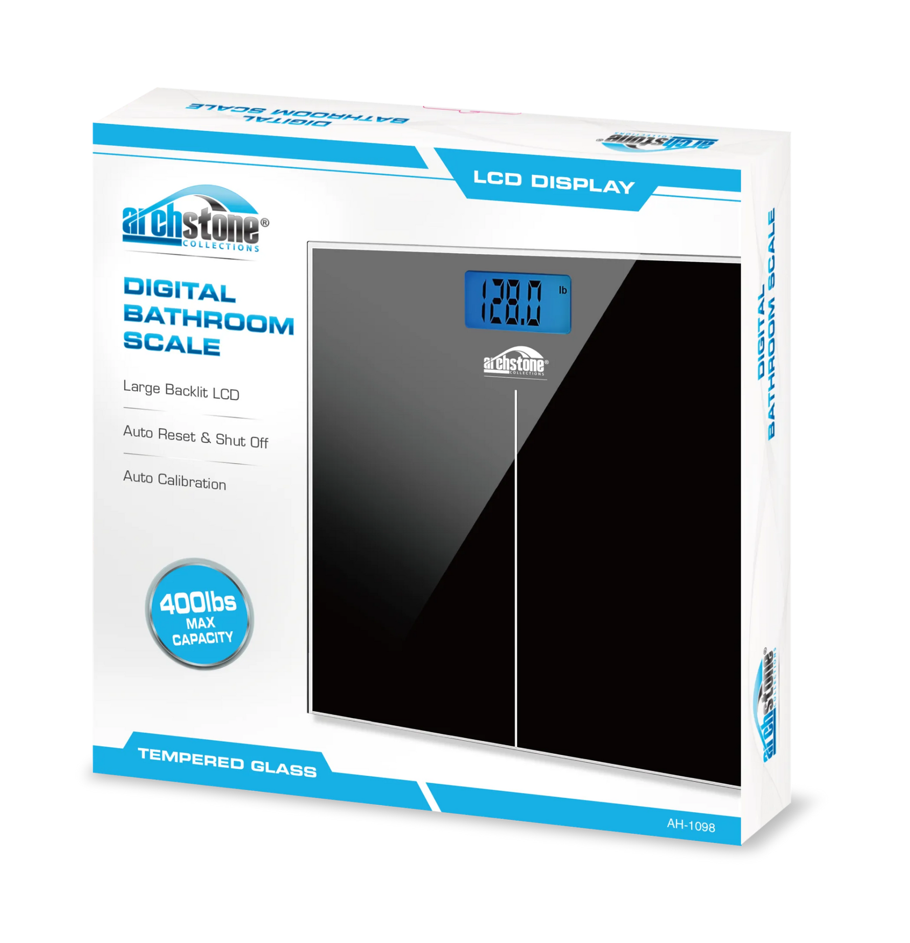 Amazon Factory - Bathroom Scale - LCD Backlighting and Tempered Glass - AMAZON FACTORY