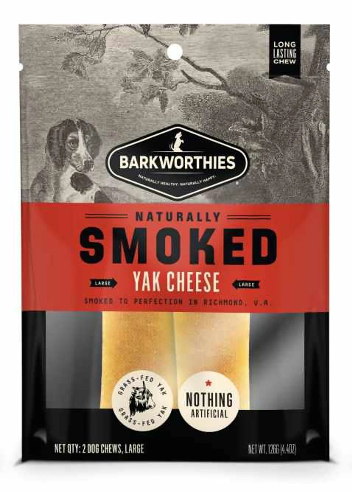 Amazon Factory - Smoked Yak Cheese - Large 2pk - AMAZON FACTORY