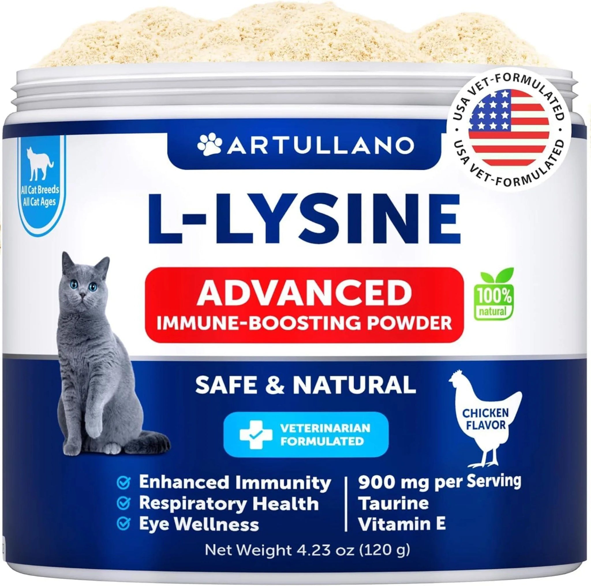 Amazon Factory Lysine Powder for Cats – Immune Support