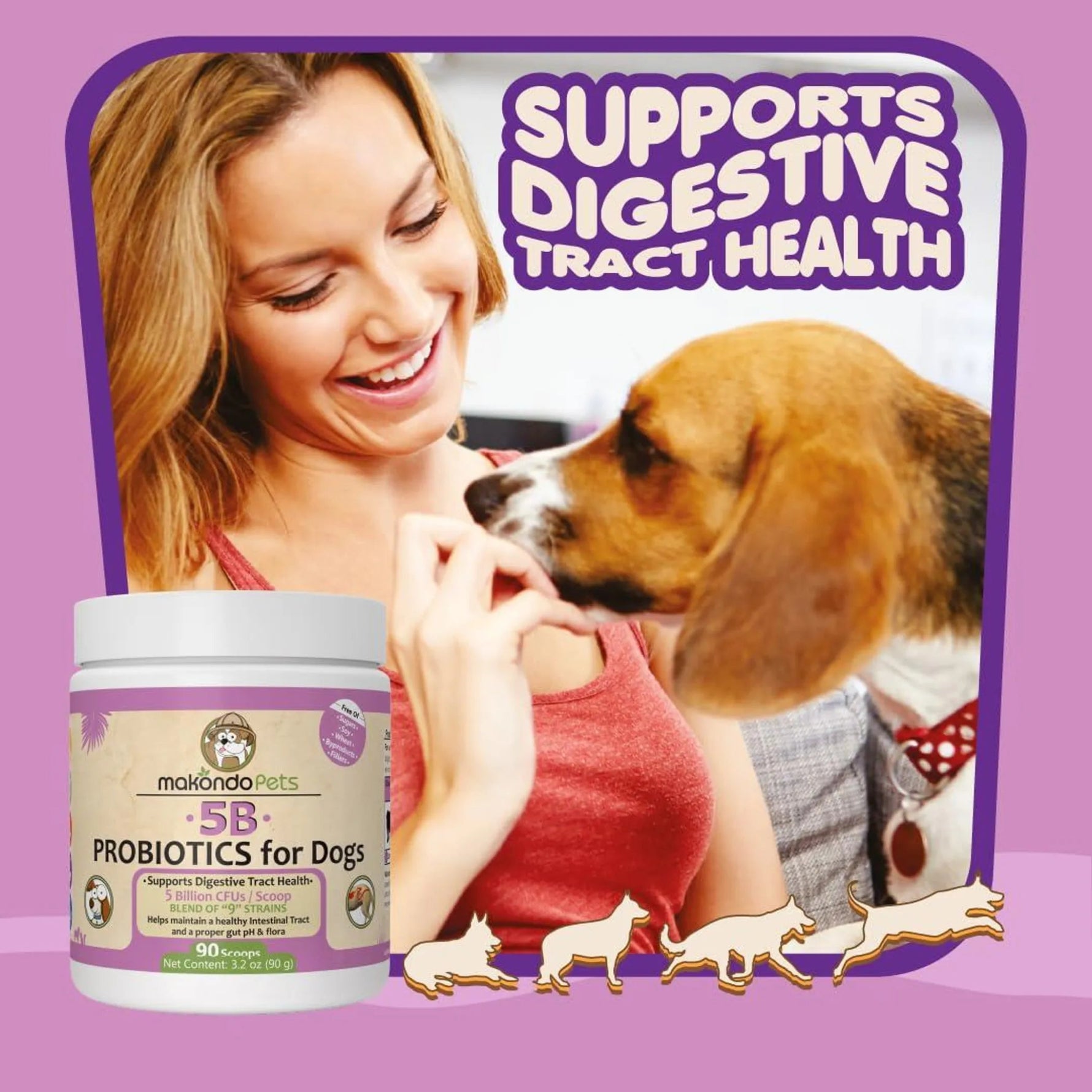 Amazon Factory's - Probiotics for Dogs & Puppies - AMAZON FACTORY