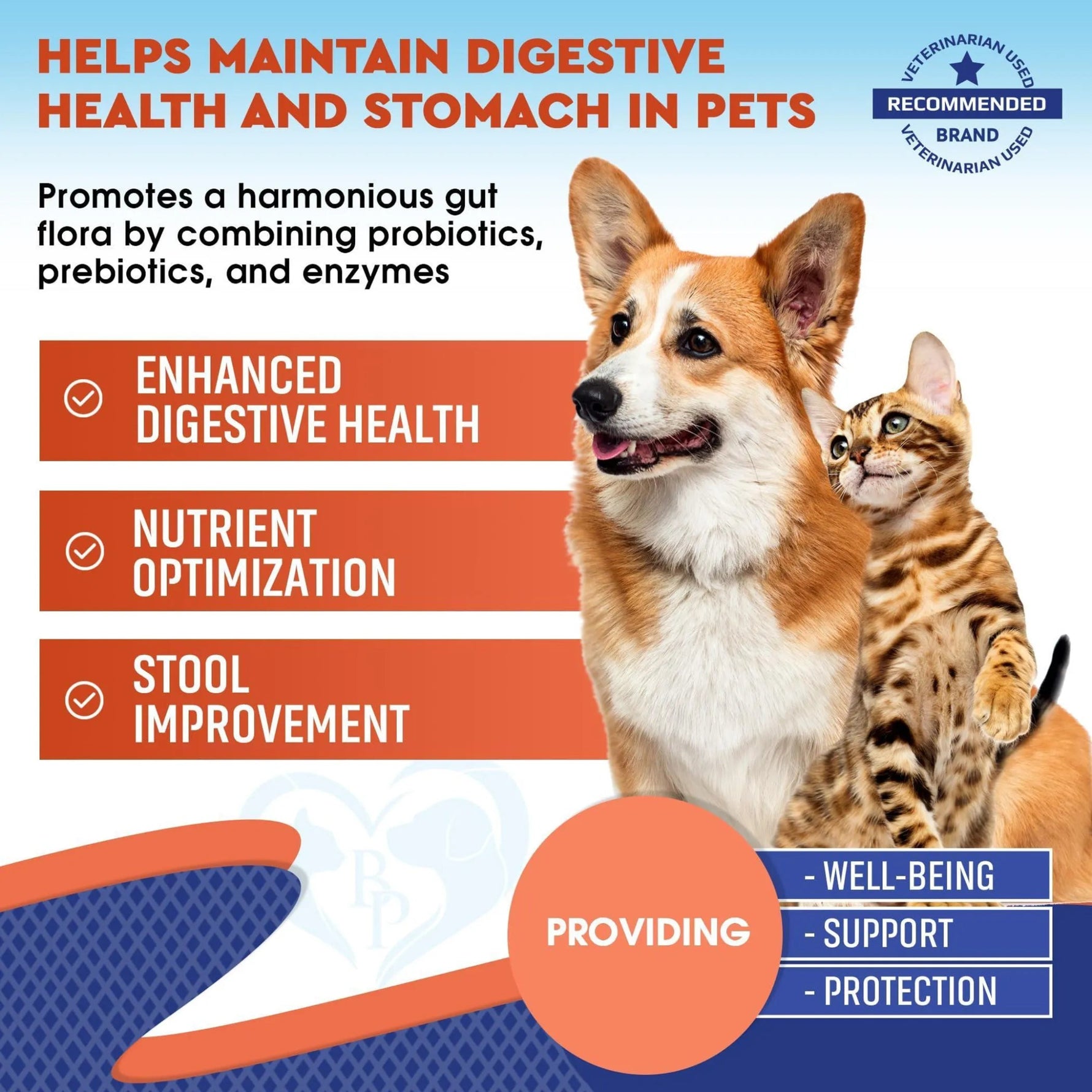 Amazon Factory's - Probiotics & Prebiotics with Enzymes for Dogs and Cats - AMAZON FACTORY