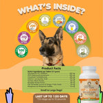 Amazon Factory'sDog Hip and Joint Supplement with Glucosamine Turmeric for Dogs - AMAZON FACTORY