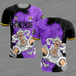 Anime One Piece Luffy Gear5 kids' tops and t-shirt Man Football Jersey Summer T-shirt men Sport Women pulovers Girl clothes-AMAZON FACTORY