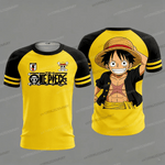 Anime One Piece Luffy Gear5 kids' tops and t-shirt Man Football Jersey Summer T-shirt men Sport Women pulovers Girl clothes-AMAZON FACTORY