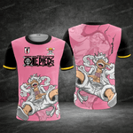 Anime One Piece Luffy Gear5 kids' tops and t-shirt Man Football Jersey Summer T-shirt men Sport Women pulovers Girl clothes-AMAZON FACTORY