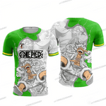 Anime One Piece Luffy Gear5 kids' tops and t-shirt Man Football Jersey Summer T-shirt men Sport Women pulovers Girl clothes-AMAZON FACTORY