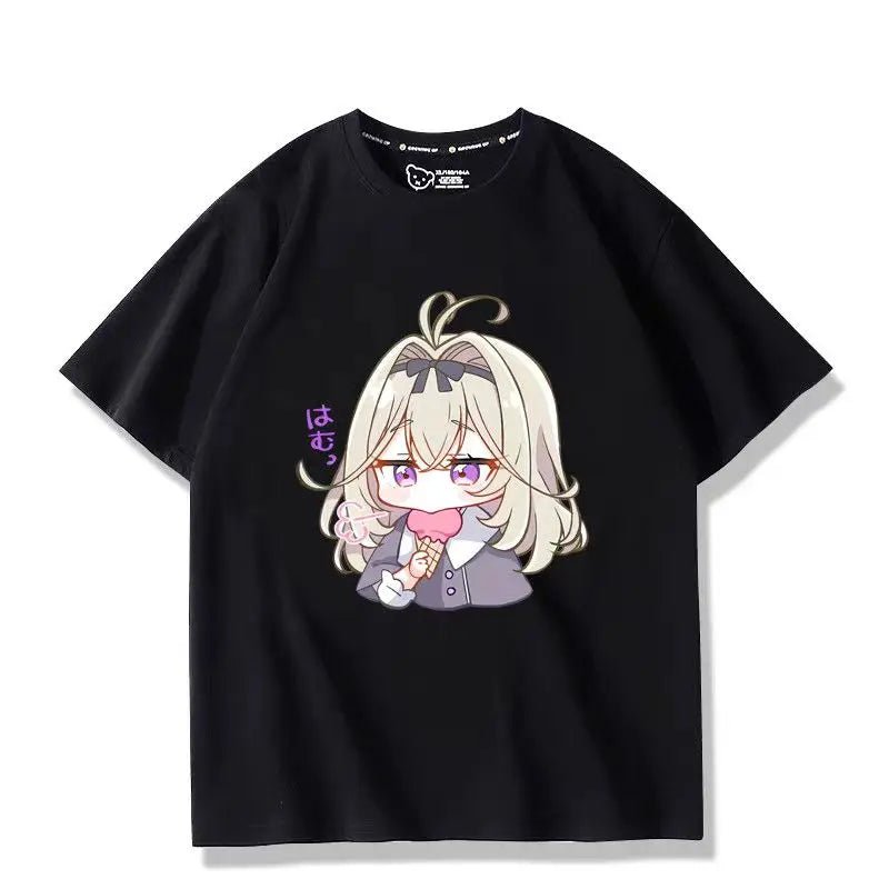 Anime Star Detective Precure! Cosplay Printed Short Sleeves T-Shirt Casual Tee Fashion Shirts in Summer Birthday Gifts - AMAZON FACTORY