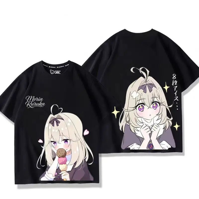 Anime Star Detective Precure! Cosplay Printed Short Sleeves T-Shirt Casual Tee Fashion Shirts in Summer Birthday Gifts - AMAZON FACTORY