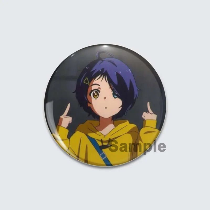 Anime Wonder Egg Priority Brooch Cute Cartoon Girl Icon Badge Backpack Shirt Lapel Pin Creative Handmade Jewelry Accessorie Gift - AMAZON FACTORY