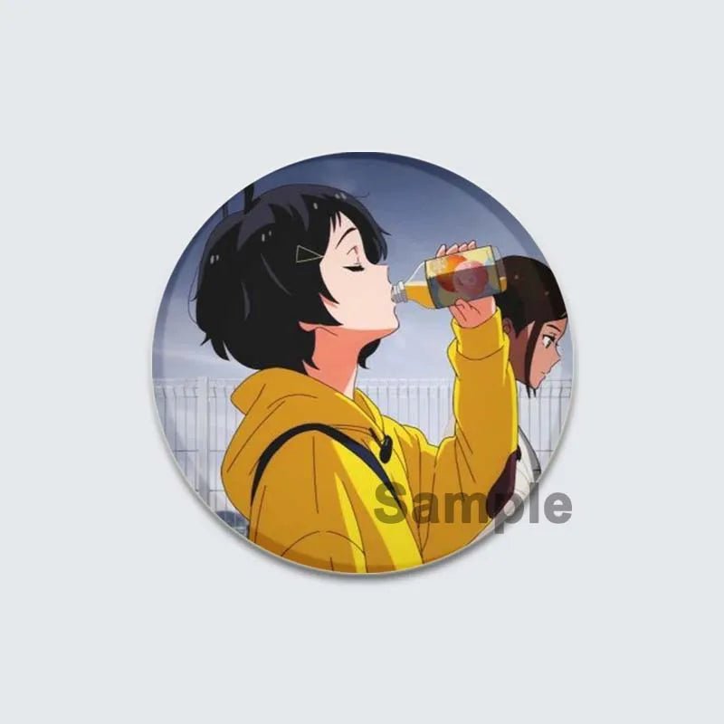 Anime Wonder Egg Priority Brooch Cute Cartoon Girl Icon Badge Backpack Shirt Lapel Pin Creative Handmade Jewelry Accessorie Gift - AMAZON FACTORY