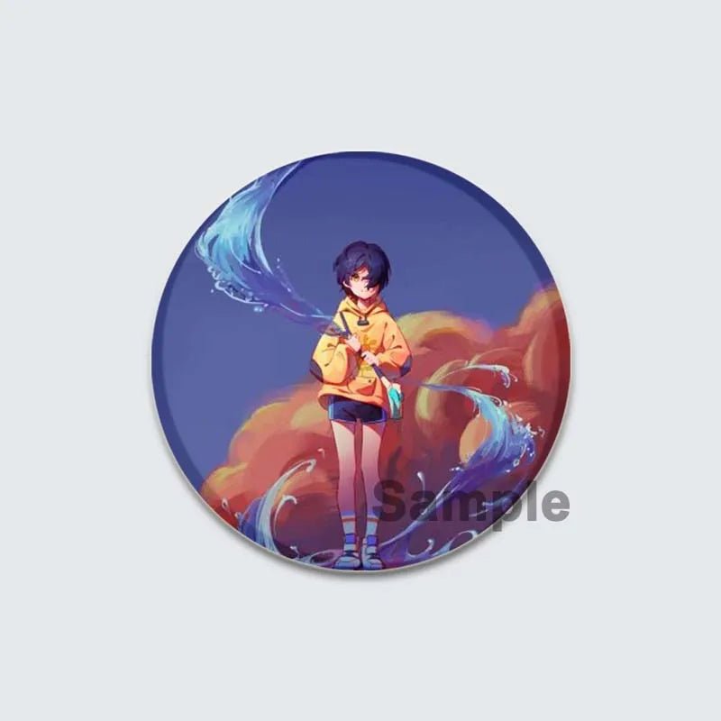 Anime Wonder Egg Priority Brooch Cute Cartoon Girl Icon Badge Backpack Shirt Lapel Pin Creative Handmade Jewelry Accessorie Gift - AMAZON FACTORY