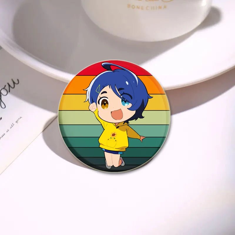 Anime Wonder Egg Priority Brooch Cute Cartoon Girl Icon Badge Backpack Shirt Lapel Pin Creative Handmade Jewelry Accessorie Gift - AMAZON FACTORY