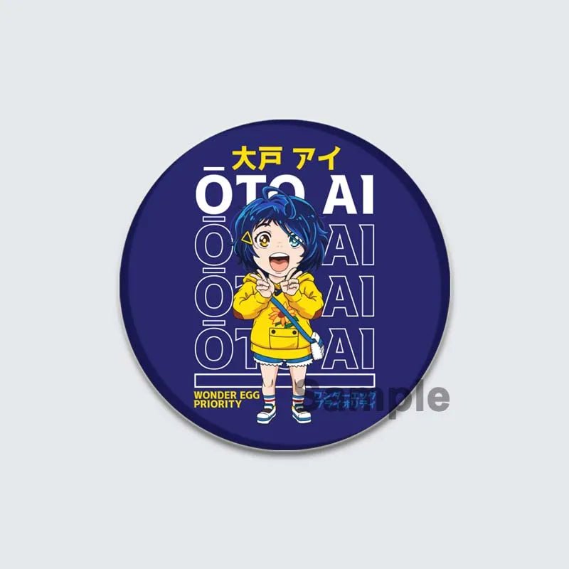 Anime Wonder Egg Priority Brooch Cute Cartoon Girl Icon Badge Backpack Shirt Lapel Pin Creative Handmade Jewelry Accessorie Gift - AMAZON FACTORY