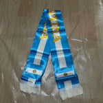 Argentina Scarf 14x135cm Double-sided Printed Argentina Flag Satin Scarf Suitable for 2026 world cup Sports Event-AMAZON FACTORY
