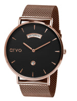 Arvo Black Awristacrat Watch - AMAZON FACTORY